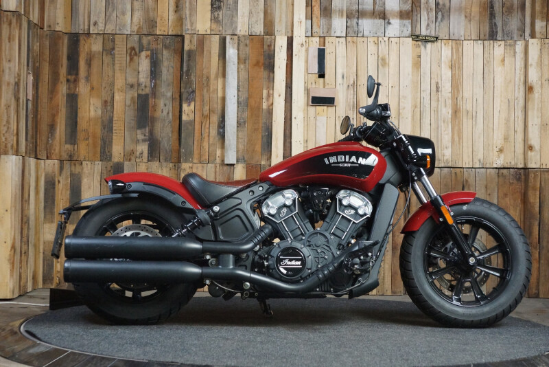 Indian Scout Bobber Heel weinig kilometers