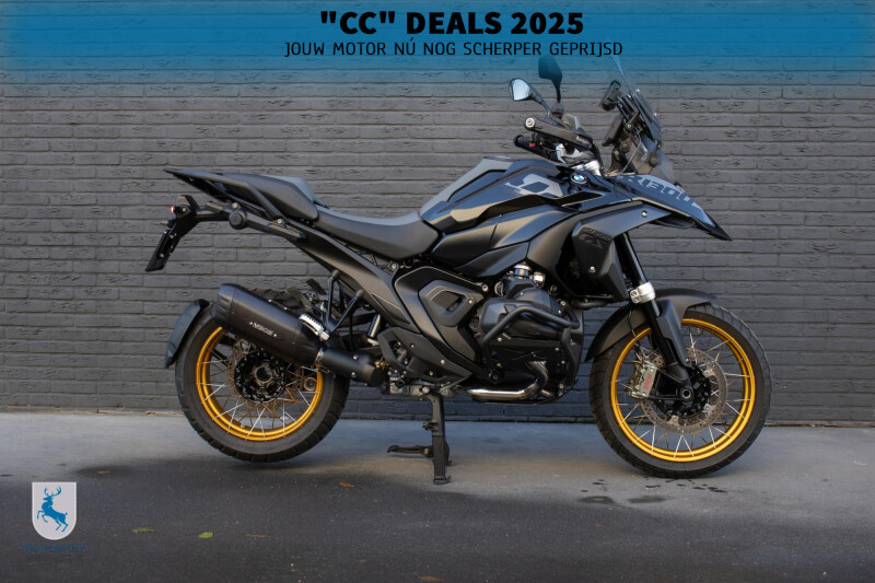 BMW R 1300 GS Triple Black / Spaakwielen goud / BTW