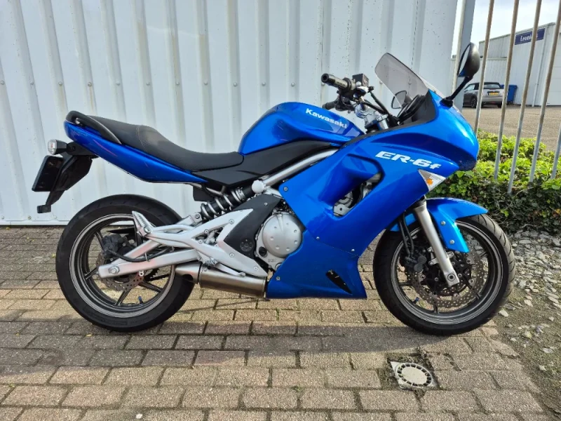 Kawasaki ER6-F uit 2008, sportieve toermotor ,zeer netjes