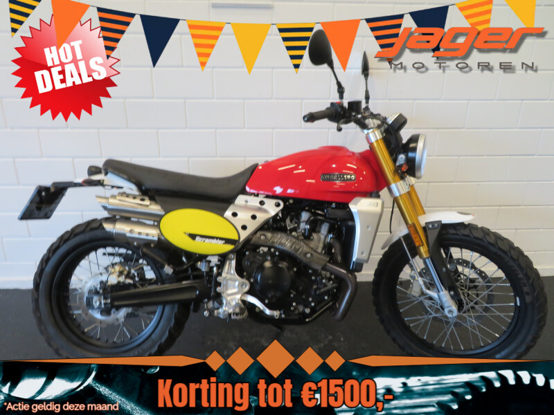 FANTIC CABALLERO 500 SCRAMBLER TOP STAAT!