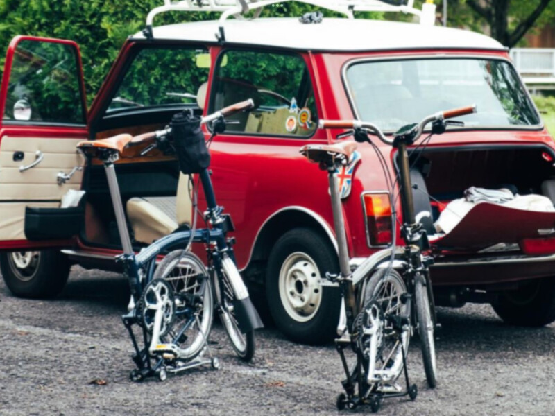 2 Brompton Vouwfietsen Gezocht Gevraagd voor mee per Auto naar Spanje
