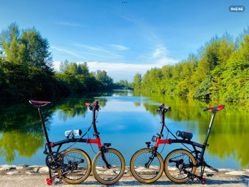 1 of 2 Brompton CHPT 3 Vouwfietsen Gezocht Gevraagd voor met de Trein