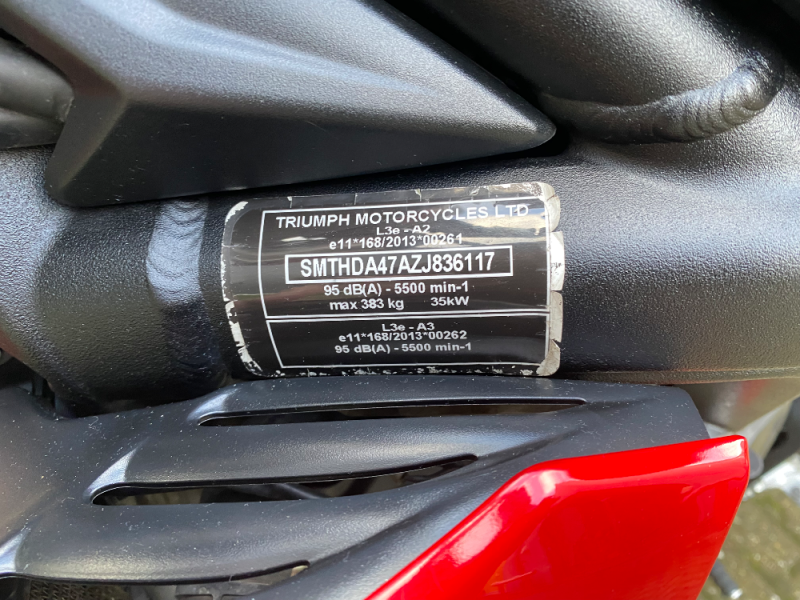 Triumph street triple 70kw