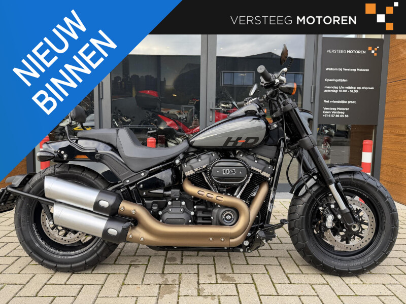 Harley Davidson 114 FXFBS Softail Fat Bob NL Motor BTW 1ste eig 258 km