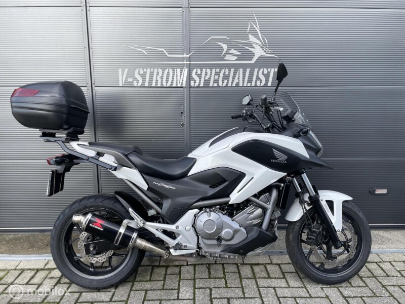 Honda NC 700X ABS, Black Widow uitlaat !