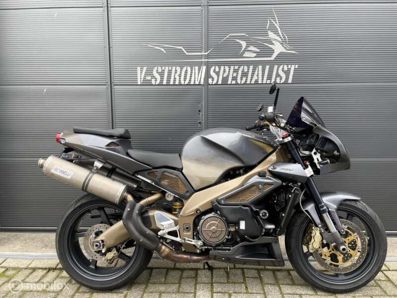 Aprilia RSV 1000 Tuono, Gianelli uitlaten, unieke kleur!!