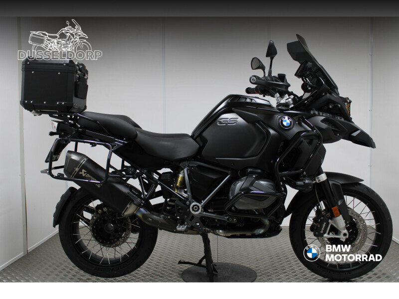 BMW R 1250 GS Adventure Blackstorm Metallic/Black/Achat grey Topkoffer - Akrapovic