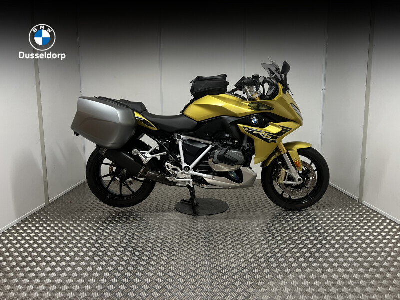 BMW R 1250 RS Austin yellow metallic matt AC-snitzer demper