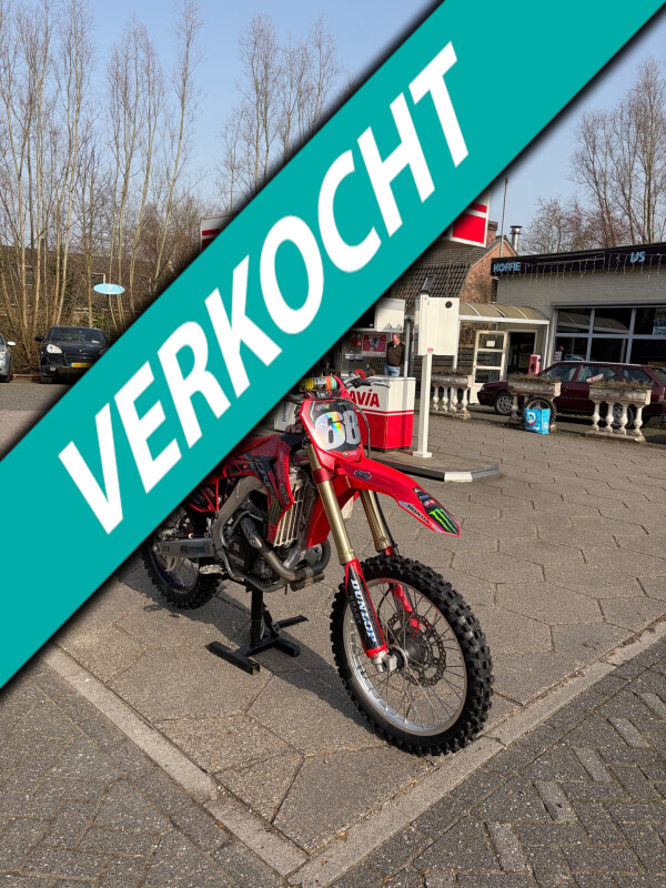 Honda Enduro CRF 450 R Dubbele Akrapovic!