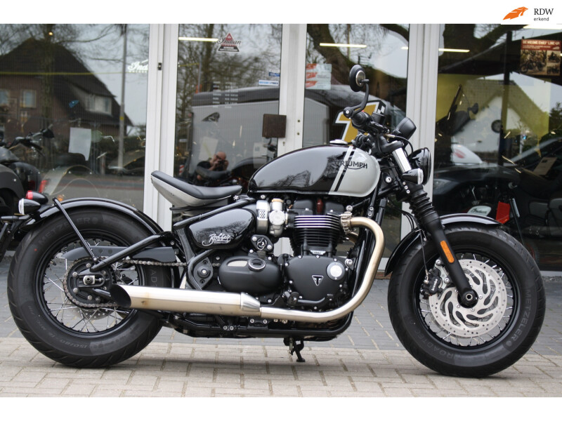Triumph Chopper Bonneville Bobber Black , Inruil Mogelijk, Fabrieksgar