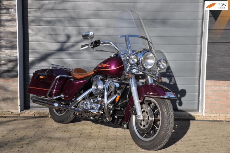 Harley Davidson FLHR Road King 1340 Evo Zeer nette motor