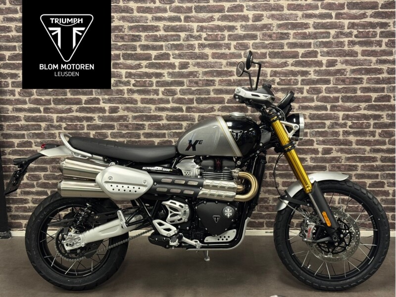 Triumph SCRAMBLER 1200 XE Silver Ice / Phantom Black