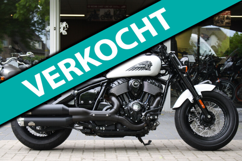 Indian Chopper 116 Chief Bobber Dark Horse , 24 maanden garantie