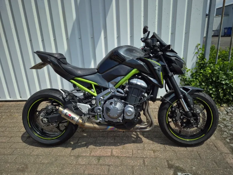 Kawasaki Z900 A2 uit 2018, stoere naked bike