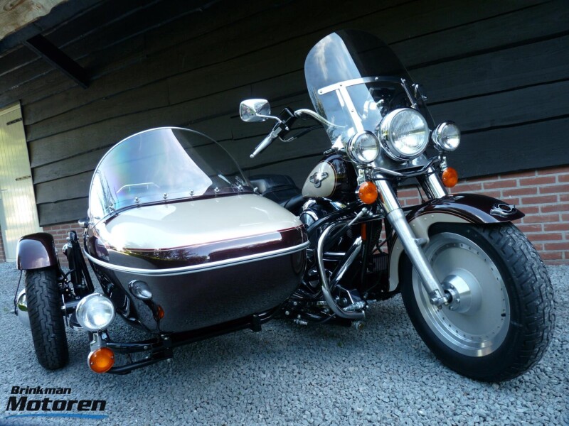FLSTF Fat Boy  Zijspan / Gespann Fatboy Reverse.
