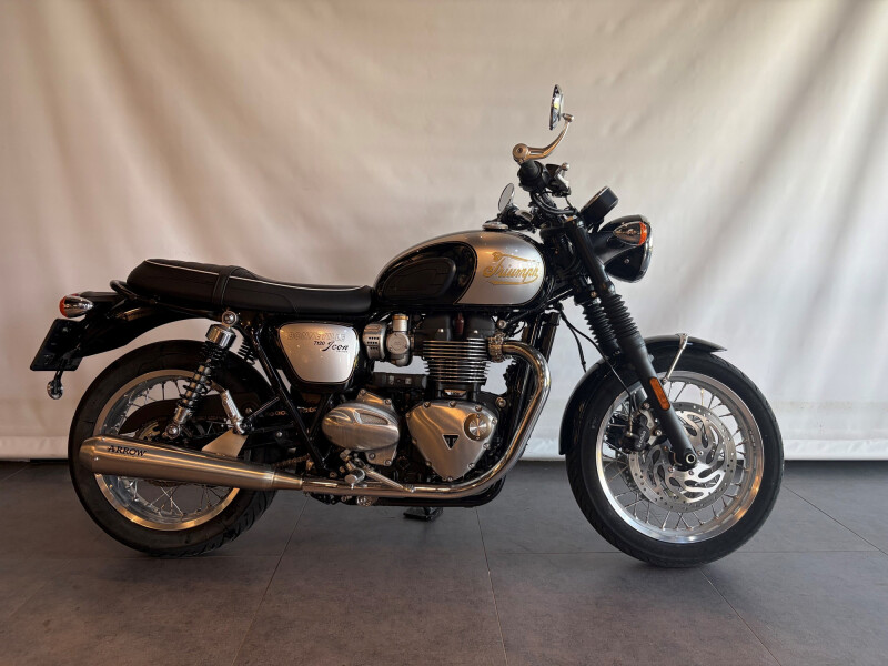 Triumph BONNEVILLE T120 icon edition: sapphire black / alu silve