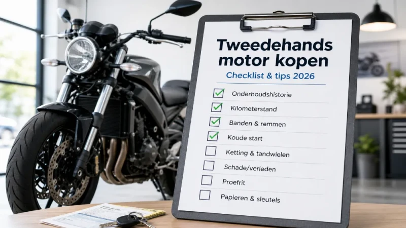 Tweedehands motor kopen: waar moet je op letten?