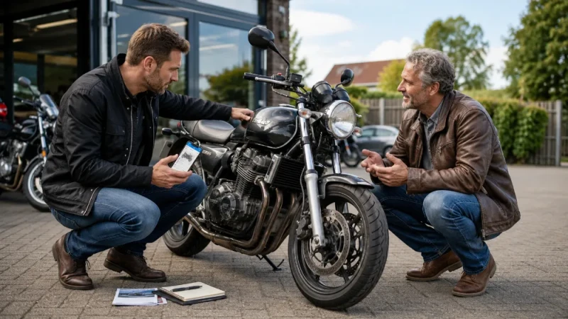 Onderhandelen over de prijs van een tweedehands motor: zo doe je het slim afbeelding