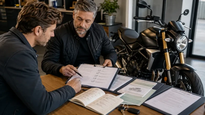 Welke documenten heb je nodig bij de aankoop van een motor?