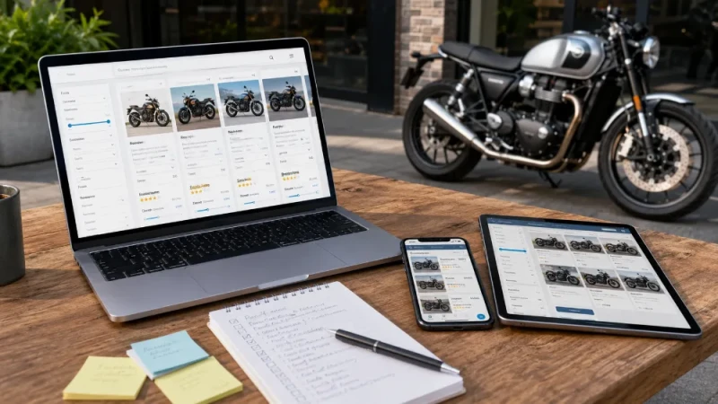 De beste websites om een tweedehands motor te vinden afbeelding