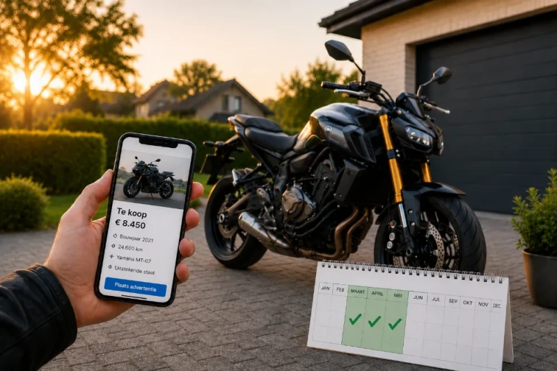 Wanneer is het beste moment om je motor te verkopen?