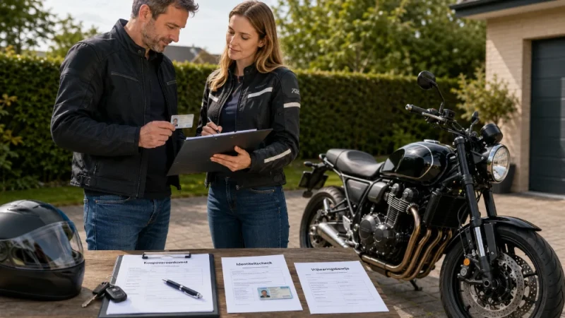 Juridische verplichtingen bij het verkopen van je motor afbeelding