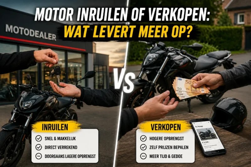 Motor inruilen bij dealer of zelf verkopen: wat levert meer op? afbeelding
